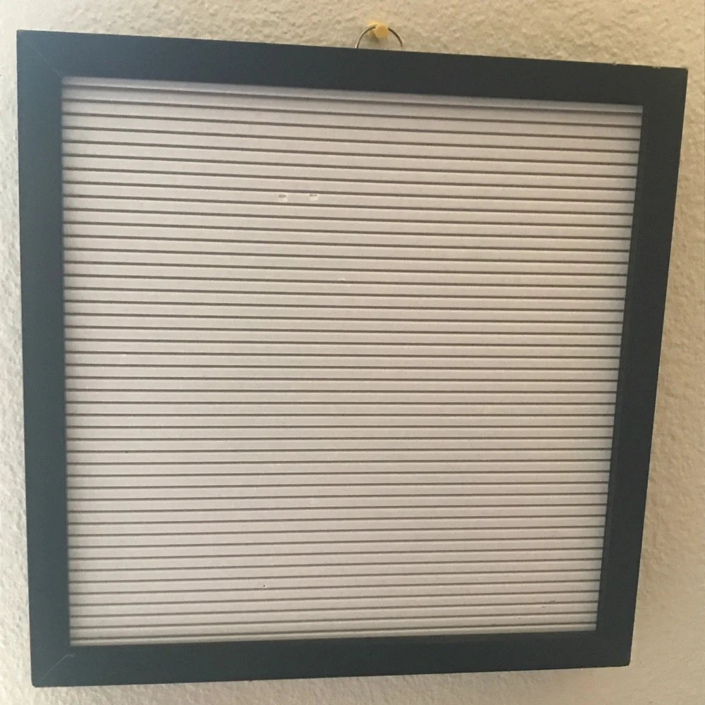 Black with White Letterboard